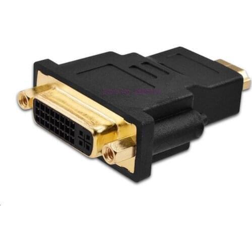 By DHL/fedex 200pcs/lot DVI FeMale 24+5 to HDMI Male Video Converter Adapter HDMI to DVI for HDTV PC PS3 PS4 TV BOX