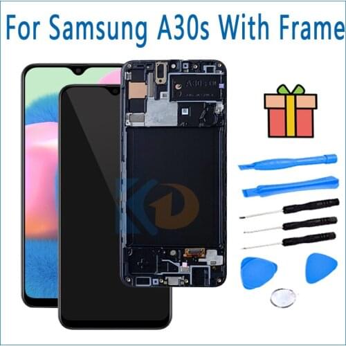 For Samsung Galaxy A30S LCD Touch Screen Digitizer Assembly Display For Samsung A30s A307 A307F A307G A307YN display screen