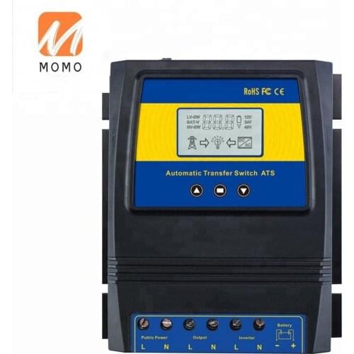 Dual Power Transfer Controller Solar Charge Controller Power Switch Regulator DC 12V 24V 48V AC 110V 220V Automatic