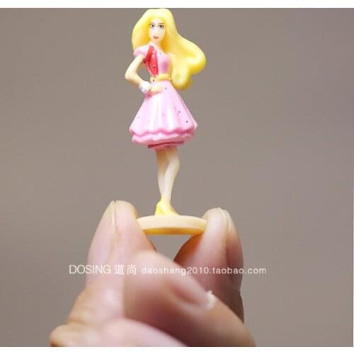 Anime Figure Little Girl Mini Princess Model Ornaments Cartoon Woman Fairy Doll Miniature Decoration Action Figures Figurine Toy