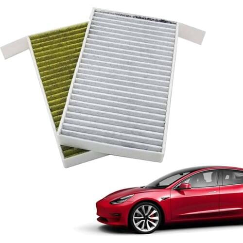 Car Cabin Air Conditioning Filter with Activated Carbon for Tesla Model 3 2017 2018 2019 NJ88