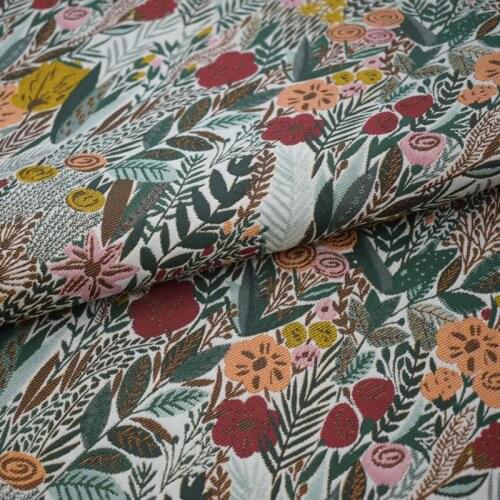 2019 Japan import Harvest season jacquard brocade fabric for coat skirt tissu telas por metro tissus tecido stoffen tela stof
