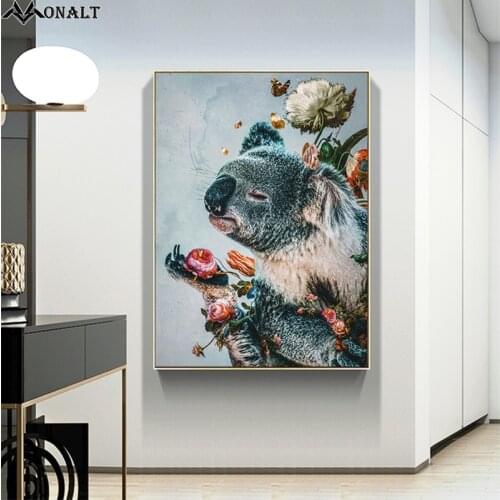 Canvas Painting wall art Koala animal poster Nordic Classical Hoom Decor for childrens room canvas print picture