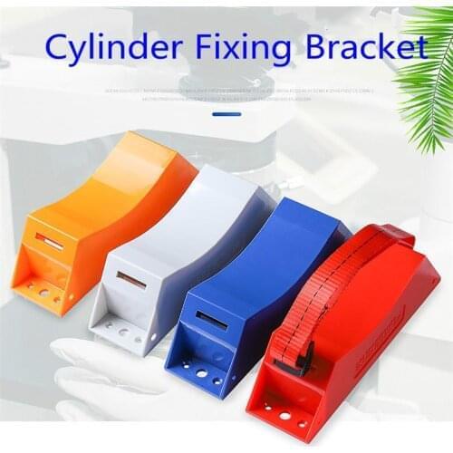 RV Cylinder Fixing Bracket 0100499 ABS Motorhome Modification Accessories Nylon Strap Motorhome Gas Cylinder Fixing Seat
