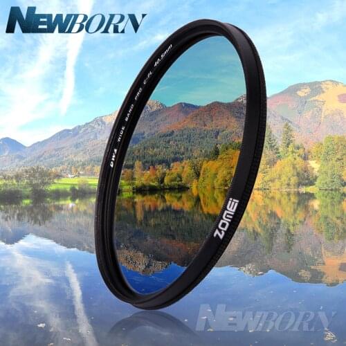 ZOMEI CPL Circular Polarizer Camera filter for Canon Nikon DSLR Camera lens 40.5/49/52mm/55/58/62/67/72/77/82mm