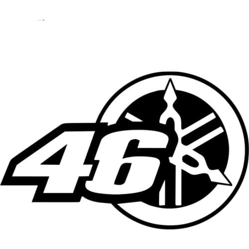 LLY-0759 Suitable for All Kinds of Cars Personality 46 Rossi Rider Modeling Decal PVC Car Stickers Motorcycle Waterproof Decals