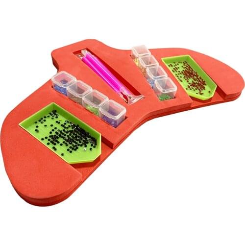 Diamond Painting Tool Tray Point Drill Pen Organizer Holder Diamond embroidery Accessories Multi-Boat Tray Organizer Holder