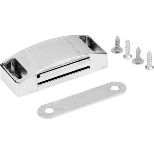 1pc 53*22mm Magnetic Catch Cupboard Wardrobe Magnetic Cabinet Latch Catches Stop Stoppers Self-Aligning Magnet
