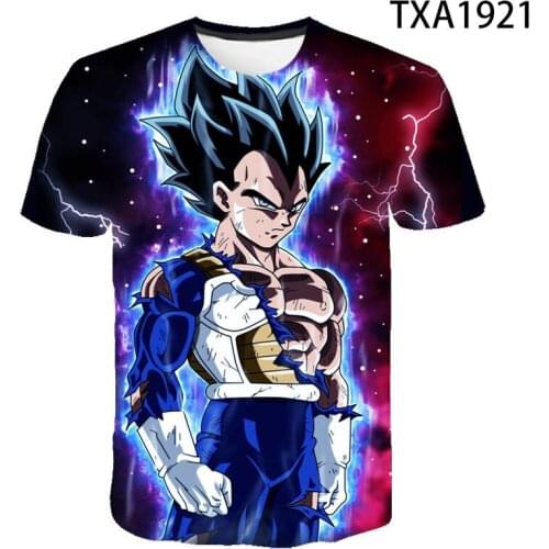 2020 New Cartoon Anime Dragon Summer 3D T shirt Men Women Children Fashion Streetwear Boy Girl Kids Print T-shirt Cool Tops Tee