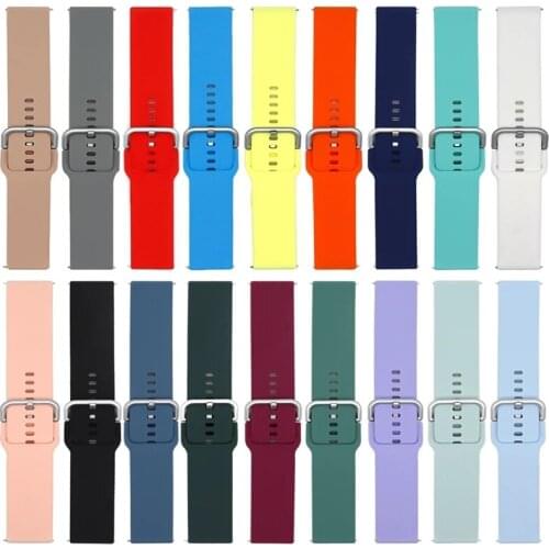 For Xiaomi Huami Amazfit GTS 2 GTS Bip Bip S Lite Smart Watch Band Sports Bracelet 20mm Silicone Wristband Amazfit GTR 42mm