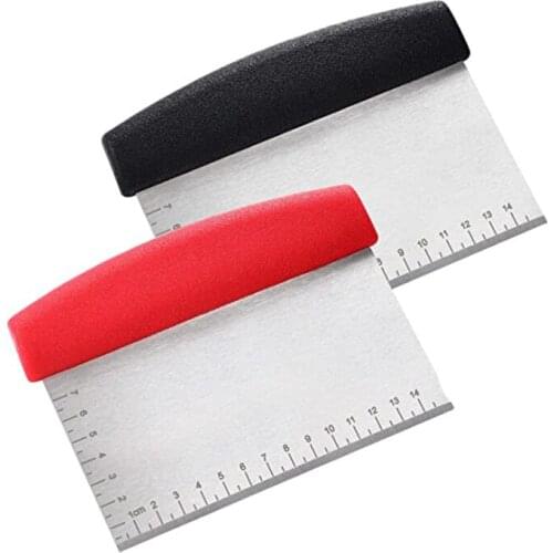 Stainless Steel Cake Cutter Pizza Cutter Dough Cutter Butter Spatula, Baking Pastry Tool Scraper, Butter Knife Meat-meal Kitchen