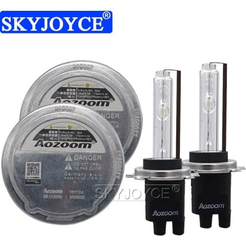 SKYJOYCE 35W 12V AC Slim Ballast Xenon Aozoom HID Ballast Kit 5500K White Aozoom H7 H1 H11 D2H Car Light HID Conversion Kit