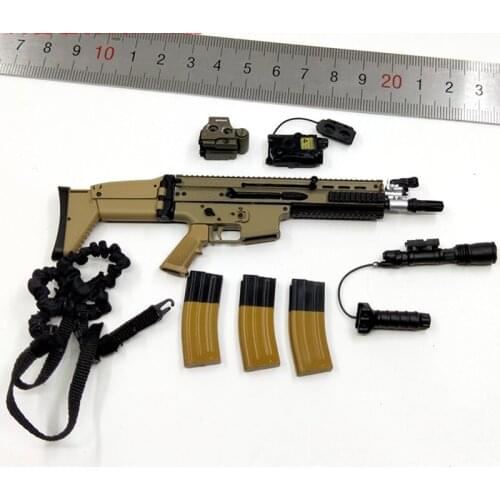 In Stock 1/6th MCCTOYS Greyman Trend Soldier MCC026B MK16 Weapon Gun For Doll Soldier Collection