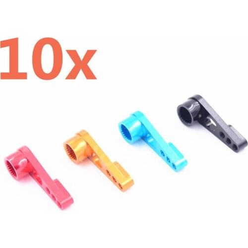 10Pieces RC Cars 25T Tooth Steering Half Servo Arms Horn For RC Hobby Model Car/Boat Wltoys 12428 12429