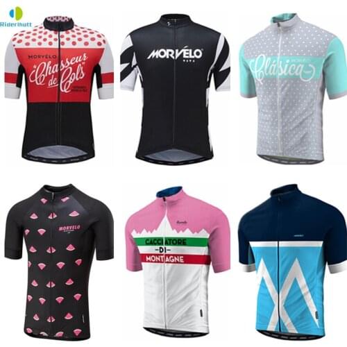 17 Styles CLASSIC Morvelo Mens Cycling Jerseys Short Sleeve Shirt Summer Ropa cislismo bicicleta downhill mtb sportswear jersey