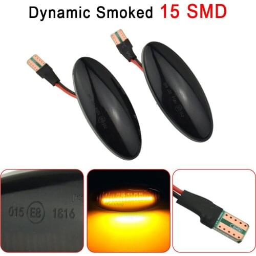 2Pcs Dynamic LED Side Marker Light Turn Signal Lamp For Opel/Vauxhall Vectra B MK1 1995 1996 1997 1998 1999 2000 2001 2002 2003