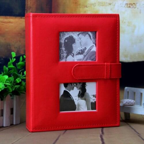 6 inch 200 Photos PU Leather Photo Albums Home Birthday Gift Gallery for Lover Wedding Birthday Gift Travel Photo Album