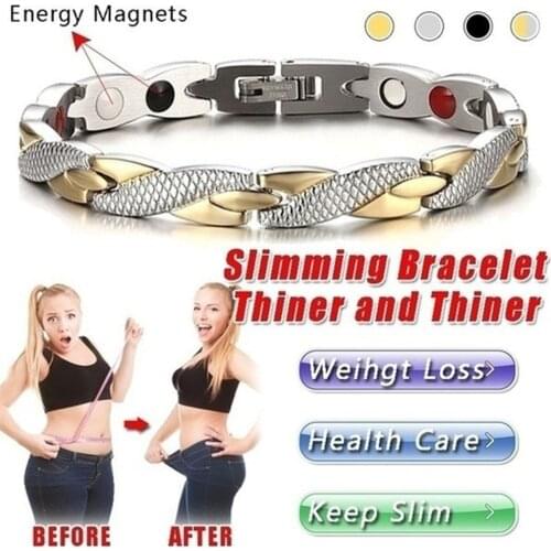 Twisted Dragon Magnetic Therapy Couple Bracelet Detachable Women Men Bangle Slimming Therapy Bracelet Health Care Jewelry