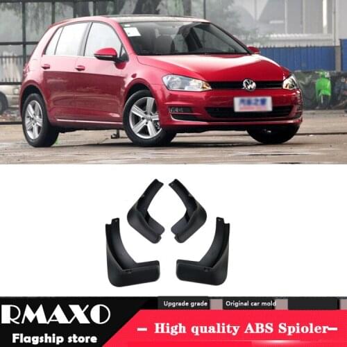 For GOLF 7/ MK 7 2014-2016 Mudflaps Splash Guards Front With the color and rear Mud Flap Mudguards Fender Modified special