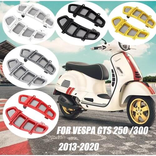 For VESPA GTS300 GTS250 GTS 250 300 Motorcycle Left Right Radiator Guard Grille Protector Bezel Cover 2013-2020 2019 2018 2017