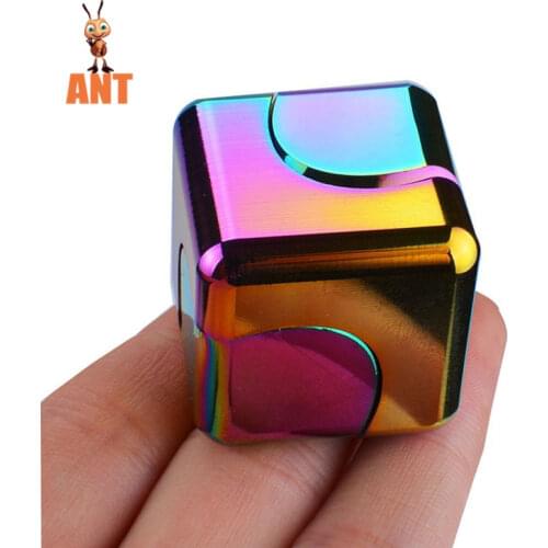 EDC Hand For Autism ADHD Anxiety Relief Focus Colorful Spinning Fidget Spinner Stress Relief Metal Toy Decompression gift