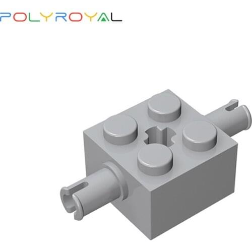 Building Blocks Technicalalal DIY 2x2 Brick with bolt and shaft hole 10 PCS Compatible Assembles Parts Moc Toy Gift 30000