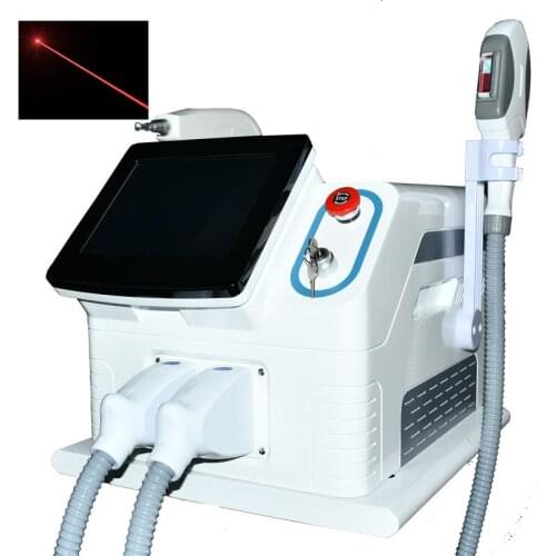 Factory price ipl shr opt yag laser with aming beam red light for hair tattoo freckle remove use