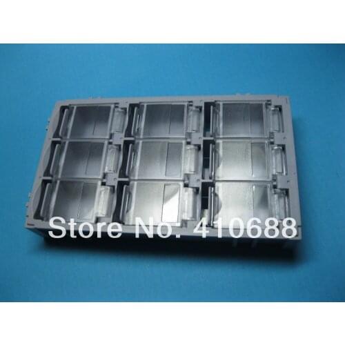30 Pcs SMD SMT Electronic Component Mini Storage Box 9(3*3) Lattice/Blocks mm Gray Color T-155