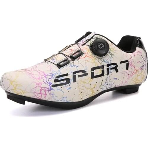 Mens Professional Road Cycling Shoes Womens Outdoor Mountain Bike Shoes With Lock Breathable Antiskid Riding shoes
