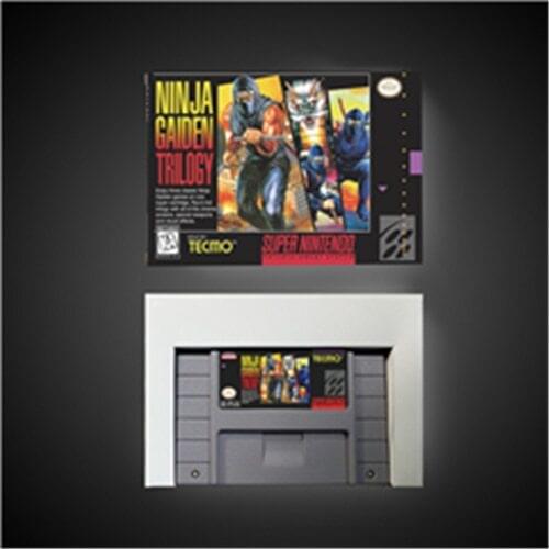 Ninja Gaiden Trilogy - Action Game Card US Version with Retail Box