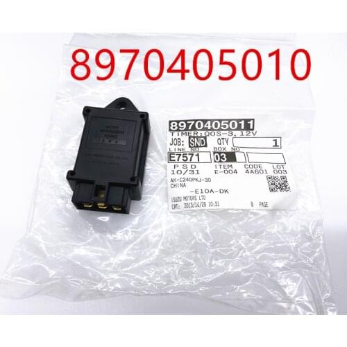 Time Relay 8970405010 For Excavator EX35U EX27U EX50U C240 Engine only one