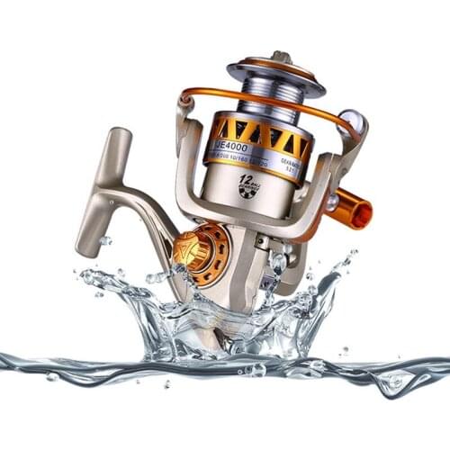 12BB Spinning Fishing Reel Right/Left Handle 5.2:1 Pre Loading Spinning Reel baitcasting Reel fishing Reel pesca