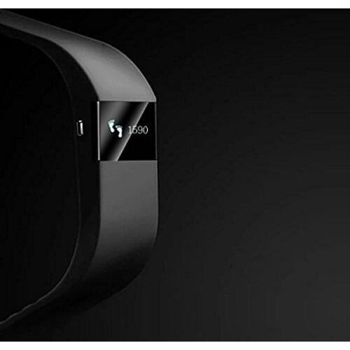 Studyset DIZA100 DW64 Wireless Activity and Sleep Pedometer Smart Fitness Tracker Wristband for Sports Smart Wristband Gray