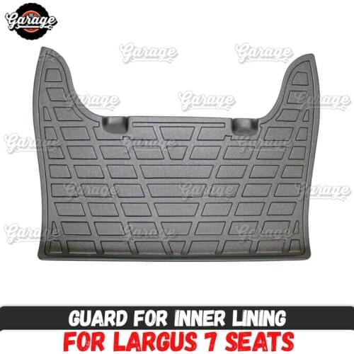 Guard of inner lining for Lada Largus 2011- between seats ABS plastic accessories protect of carpet car interior molding