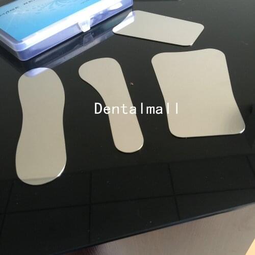 4pcs/box Dental Clinic Stainless Steel Photography Mirrors Orthodontic Intra-oral Reflector