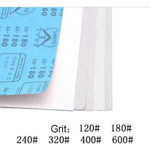 Abrasive Paper Sheet Grit 120/180/240/ 320/400/600