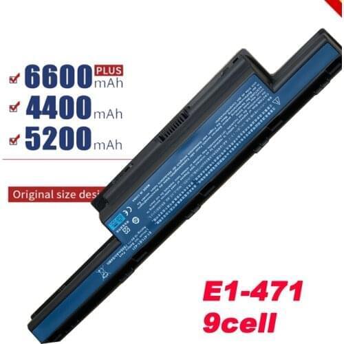 9cell 7800mAh Laptop Battery for Acer Aspire V3 V3-471 V3-471G V3-551 V3-551G V3-571G V3-731 V3-771G Free shipping