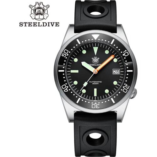 STEELDIVE 1979 Shark NH35 Diver Watch 200m Automatic Watches Mens watches 2020 New Mechanical Watch men waterproof watch Diving