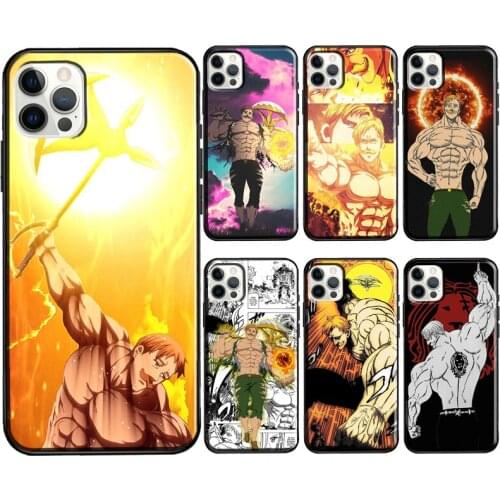 Escanor The Seven Deadly Sins Phone Case For iPhone 11 12 Pro Max 12 Mini X XR XS MAX 7 8 Plus 5S SE 2020 Soft Cover