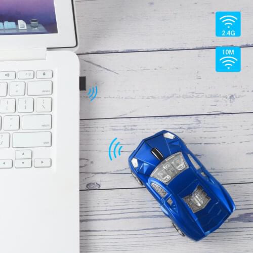 2.4G Wireless Mouse Sports Car Shaped Mini Computer Mice with Usb Receiver Kid Gift 1600DPI Optical Gamer Mouse For Laptop PC