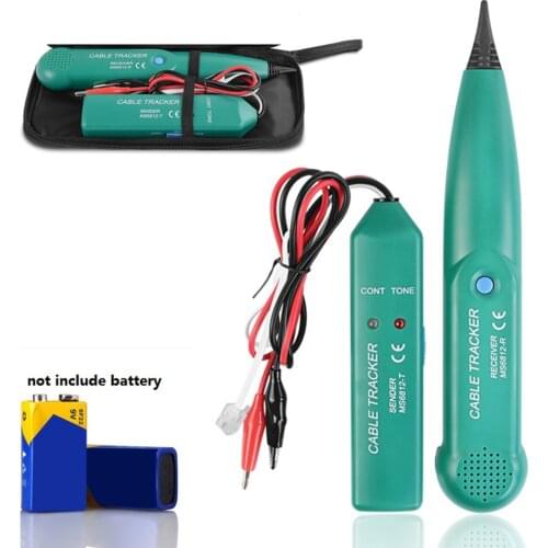 MS6812 Cable Tester Professional LAN Network Detector Cable Tester For UTP STP Cat5 Cat5E Cat6 Cat6E RJ45 Telephone Wire Tracker