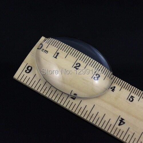 Fashion Oval Flat Back Clear Transparent Glass Cameos Cabochons For Settings Jewelry Pendant DIY-Accessories (K00544)