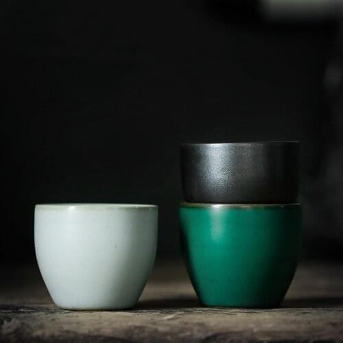 Chinese Porcelain Tea Ceremony Turkish Tea Cups Undefined Bubble Tea Set Home Teahouse Small Ceramic Retro Style Handmade Cups 1