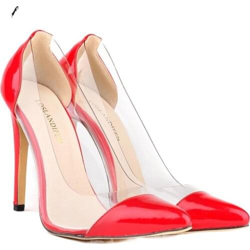 LOSLANDIFEN Womens Patent Leather High Heels Corset Pointed Toe Party Pumps Ladies Wedding Shoes US Size 5-10