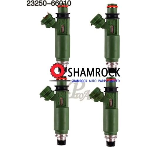 New Fuel Injector Nozzle OEM 23250-66010/2325066010/23209-66010/2320966010 For 1993-2007 Ttoyota Land Cruiser 4pcs free shopping