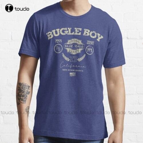 New Bugle Boy New American Denim T-Shirt Women mens White Tshirt s-5xl boy shirts Unisex