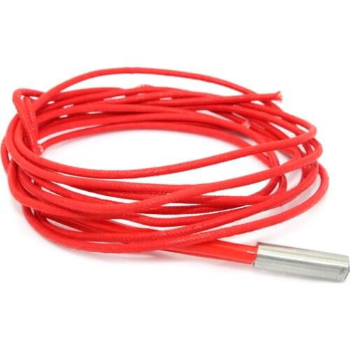 Upgrade 12/24V 30/40W 6*15/20/30mm Cartridge Heater For 3D Printers Parts Ceramic Heating Tube Heat Stainless Steel Part