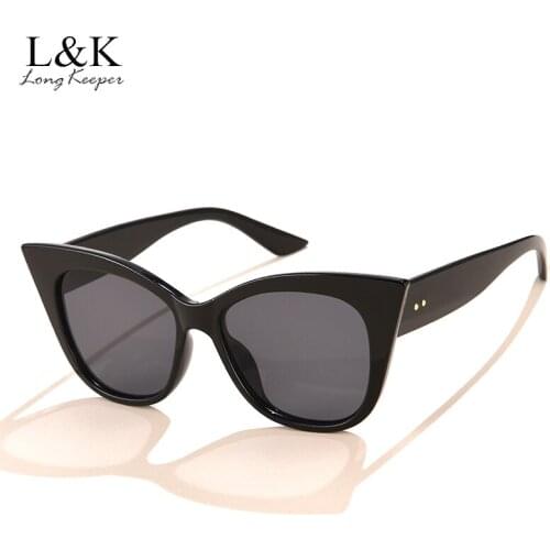 Vintage Cat Eye Sunglasses Women Classic Luxury Brand Square Gradient Sun Glasses Retro Big Frame Eyewear Female Oculos De Sol