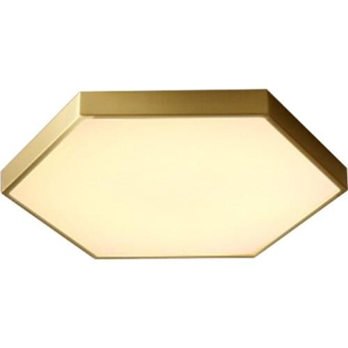 Modern Super Thin Ceiling Lights Acrylic Lampshade Nordic Minimalist Bedroom Study Indoor Decor LED Copper Ceiling Lamp New