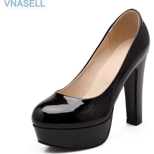 New size 31 32 -43 44 45 46 47 high heel shoes sexy lady platform spring fashion heeled pumps heels shoes